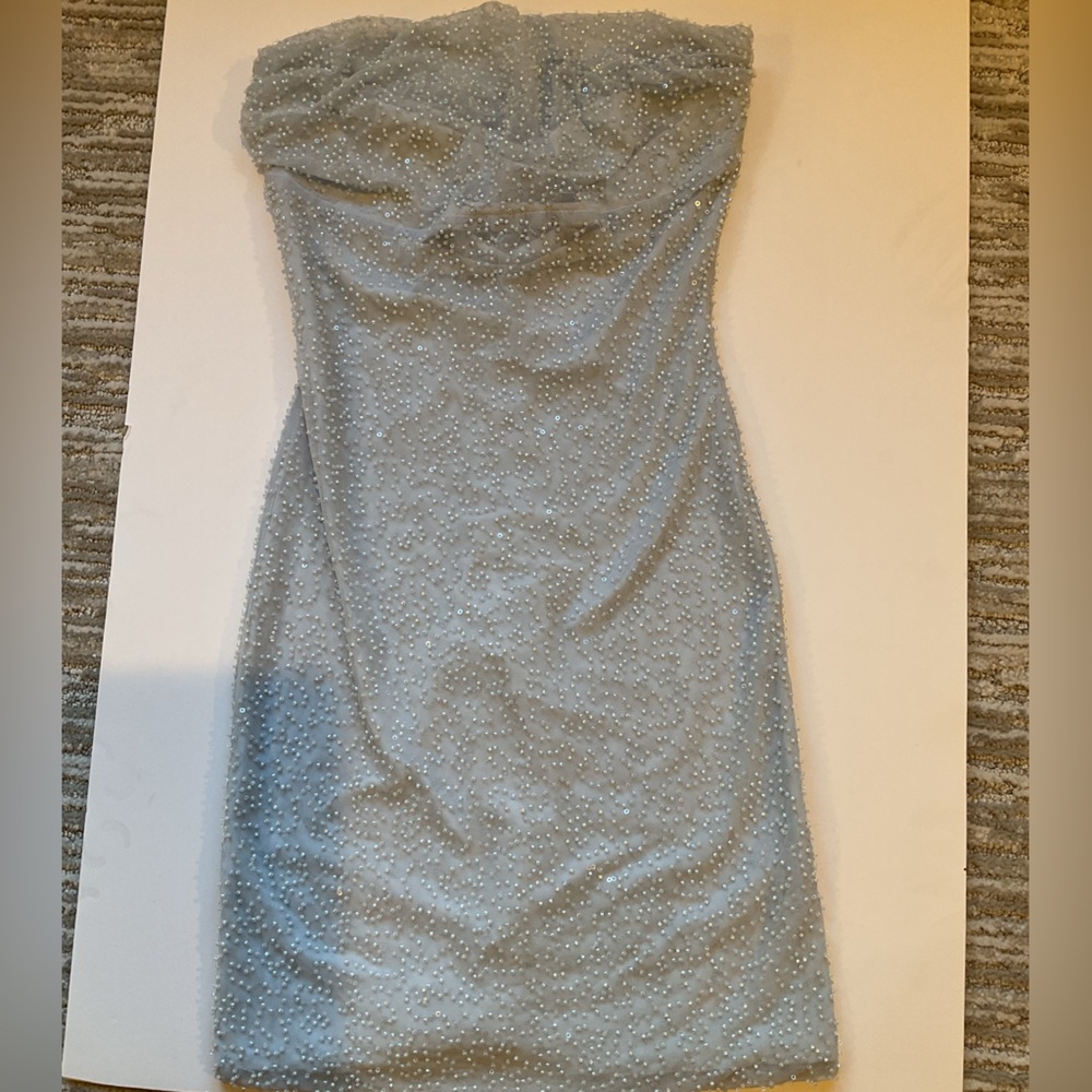 Windsor Light Blue Mini Dress
